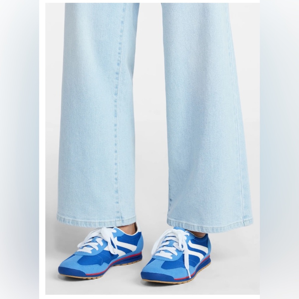 No Boundaries Sky Blue Lace-Up Sneakers - Picture 2 of 3